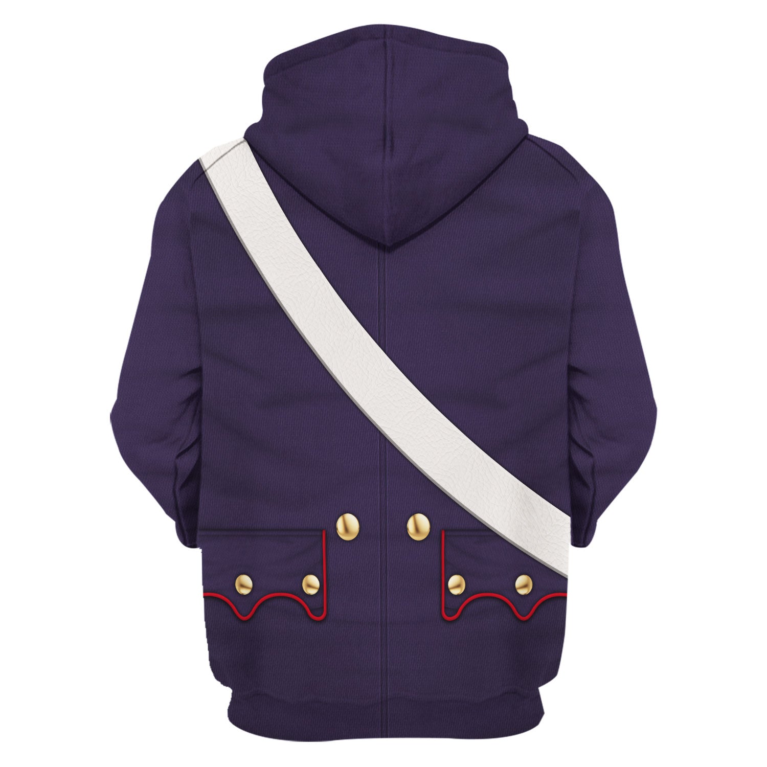 French Line Infantry-Fusalier In Full Dress (1806-1812) Uniform All Over Print Cosplay Hoodie  Tracksuit - Image 3