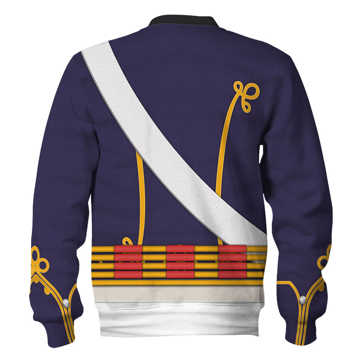 English Hussar-Full Dress (1806-1815) Uniform All Over Print Cosplay Hoodie  Tracksuit - Image 4