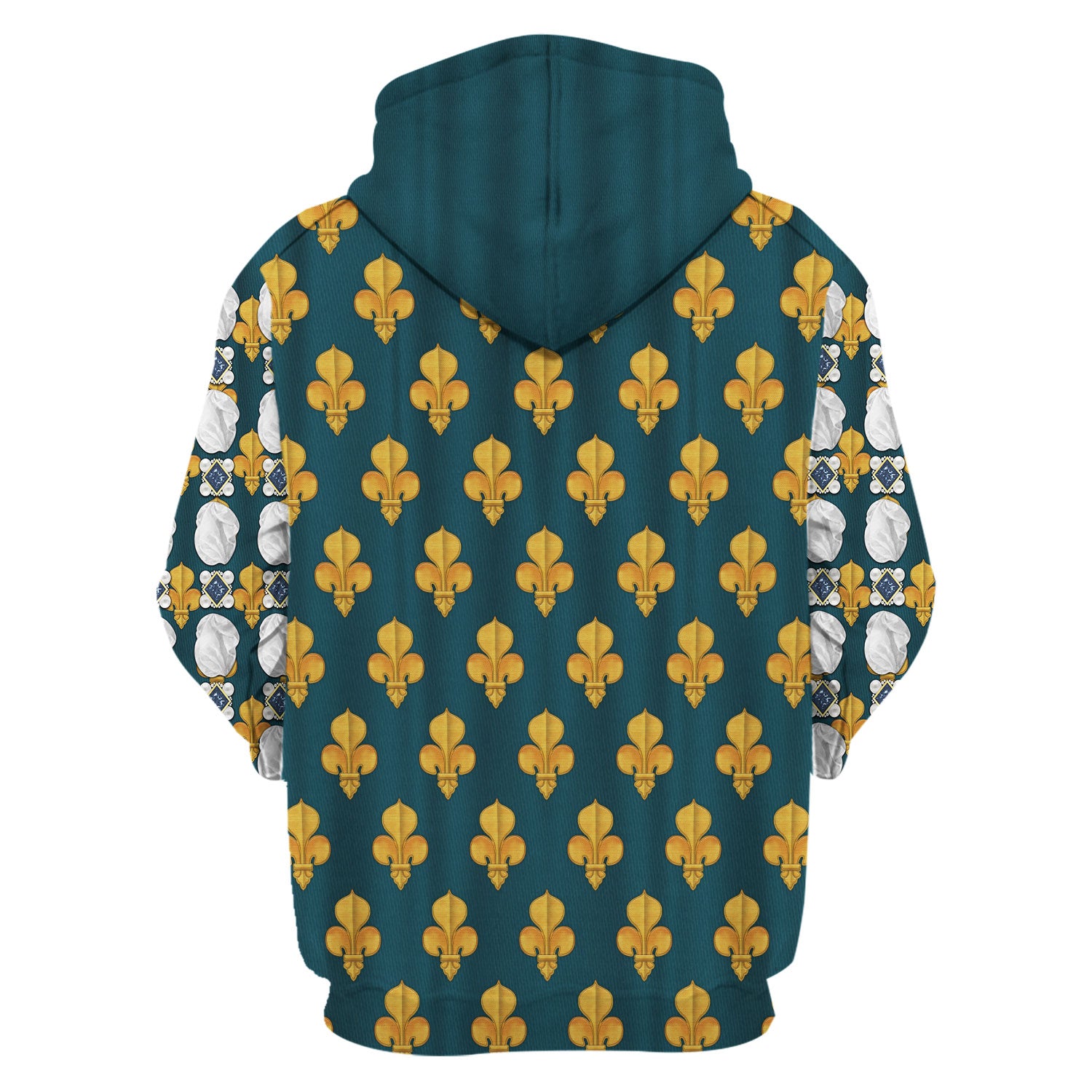 Marie De Medici Queen Of France Costume All Over Print Cosplay Hoodie Tracksuit - Image 3