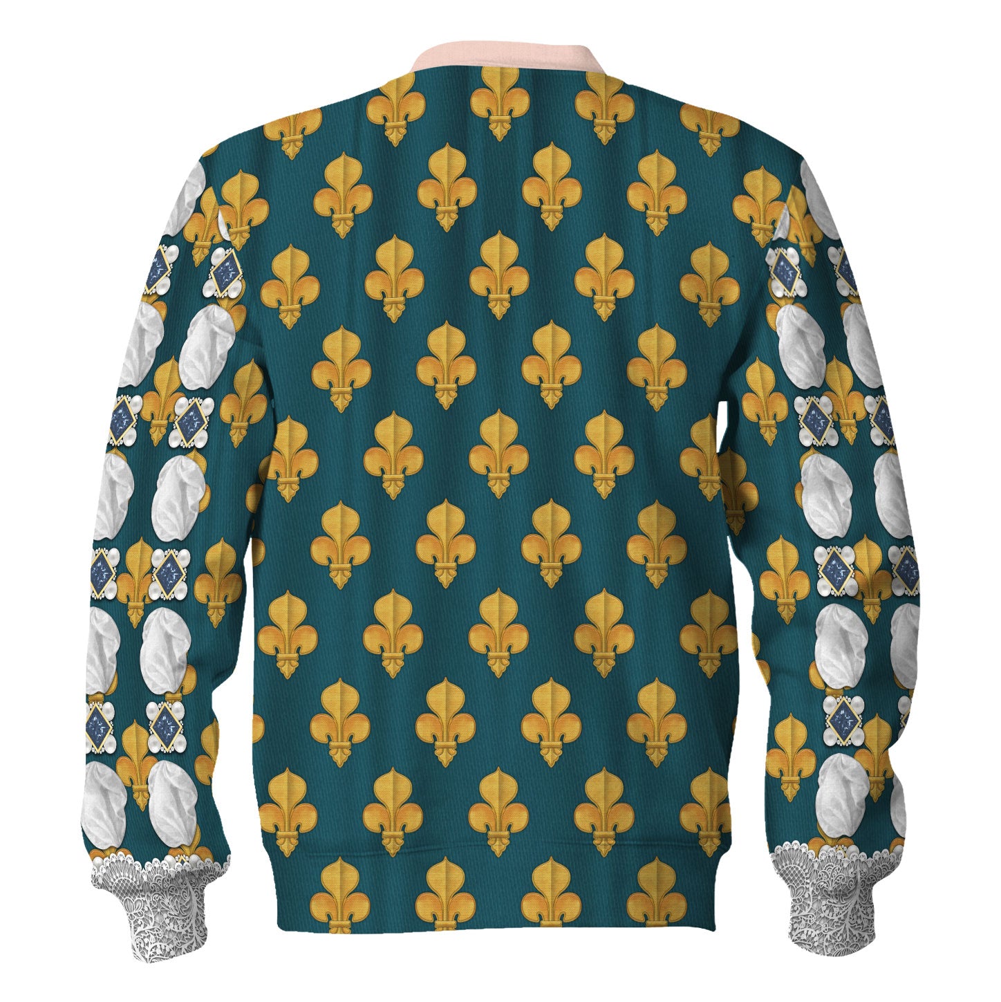 Marie De Medici Queen Of France Costume All Over Print Cosplay Hoodie Tracksuit - Image 4