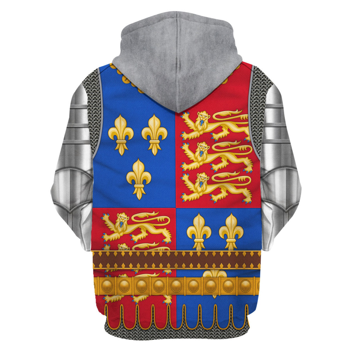 Henry V Amour Knights Costume Cosplay Hoodie  Sweatpants - Image 3