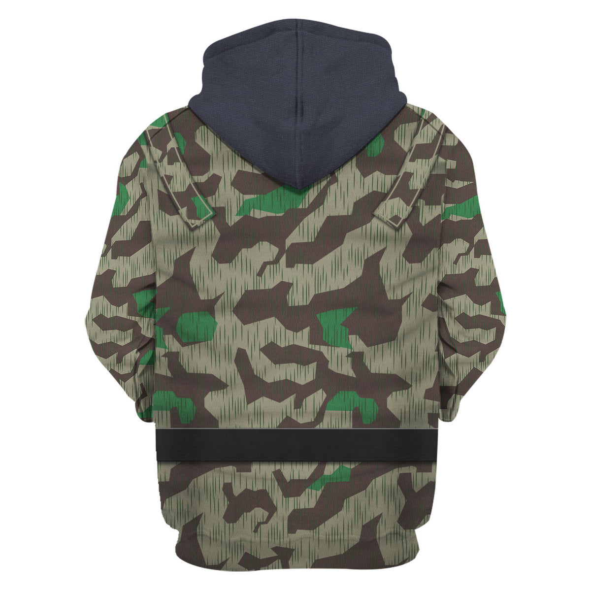 German Parachutist-Splinter Pattern Smock-Basic Uniform Costume Cosplay Hoodie Tracksuiit Sweatpants Cosplaytracksuit - Image 3