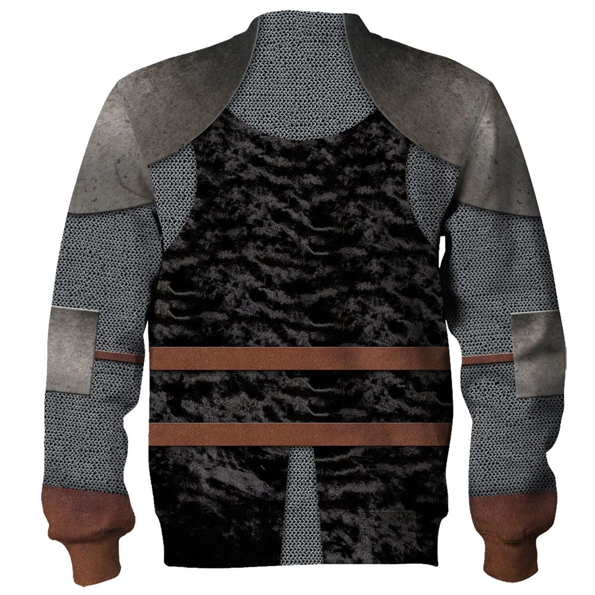 Heraldic Knight Black Costume Hoodie Tracksuiit Sweatpants Cosplaytracksuit  - Image 3