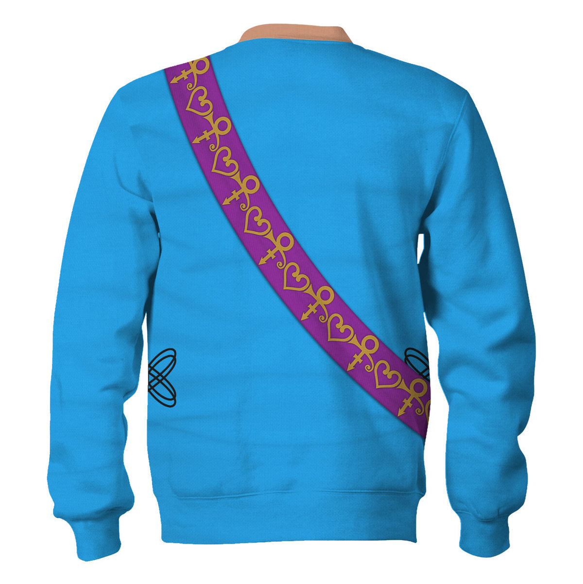 Prince Suit Turquoise And Orange All-Over Print Unisex Pullover Hoodie, Sweatshirt, T-Shirt, And Swatpants  - Image 3