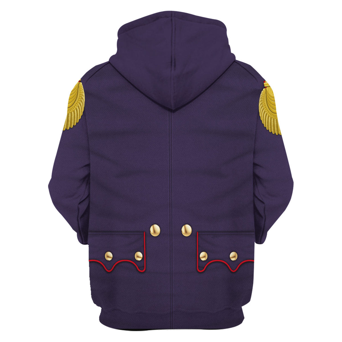 Napoleonic French Line Infantry Officer-1806-1815 Uniform All Over Print Hoodie  Tracksuit  - Image 3