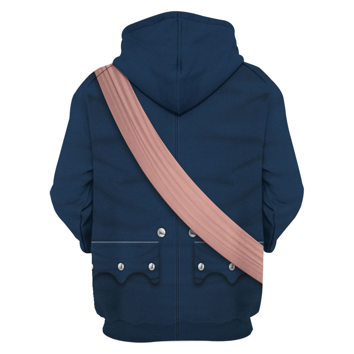 George Washington In Uniform As Colonel Uniform All Over Print Hoodie  Tracksuit  - Image 3