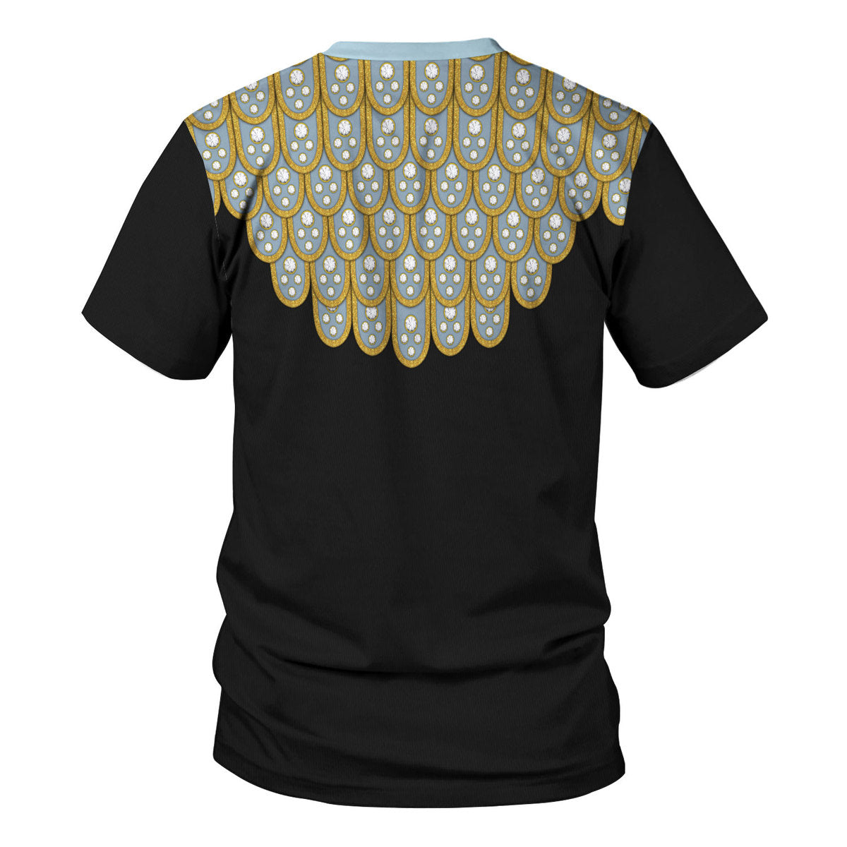 Elvis Armadillo Suit In Blue On Black Costume Hoodie Tracksuiit Sweatpants Cosplay - Image 4