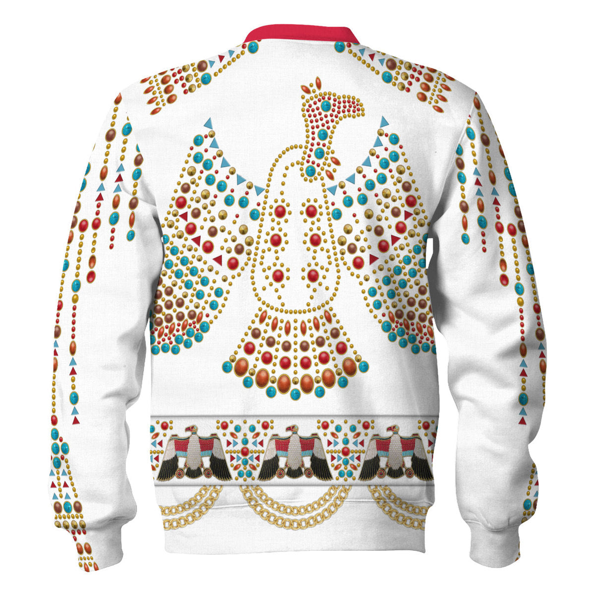 Elvis Thunderbird Costume Hoodie Tracksuiit Sweatpants Cosplay - Image 3