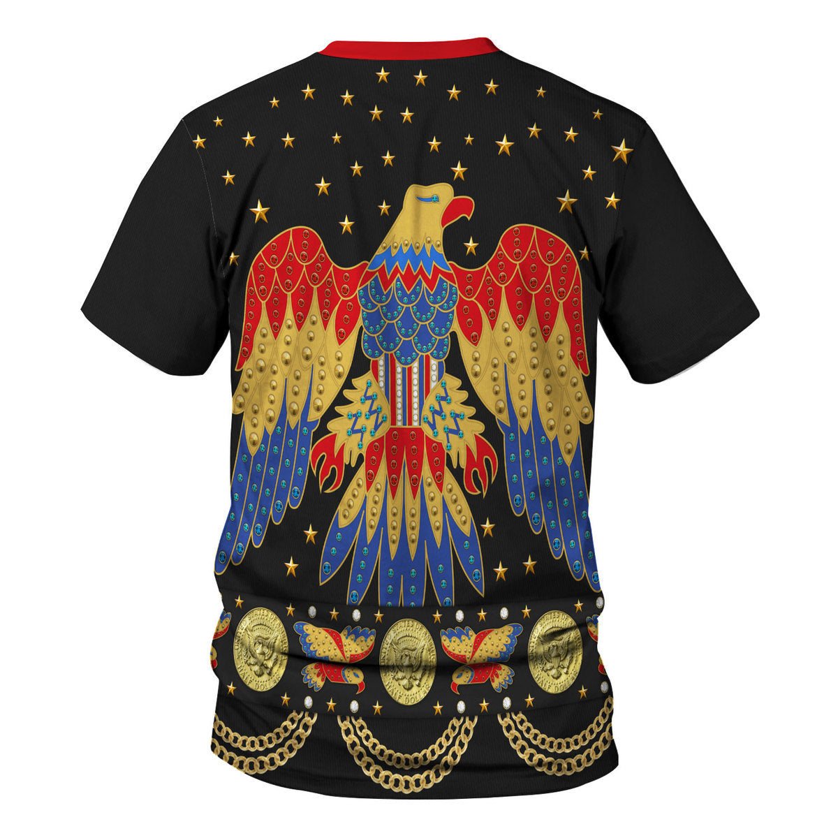 Elvis Eagle Black Costume Hoodie Tracksuiit Sweatpants Cosplay - Image 4