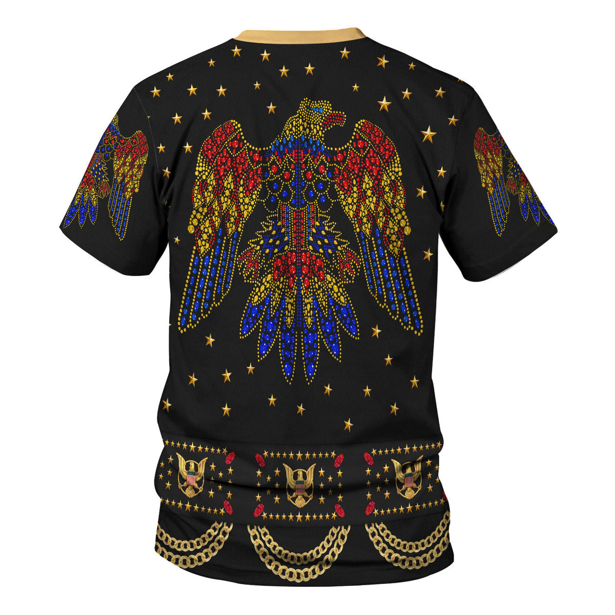 Elvis Eagle Black Costume Hoodie Tracksuiit Sweatpants Cosplay - Image 4