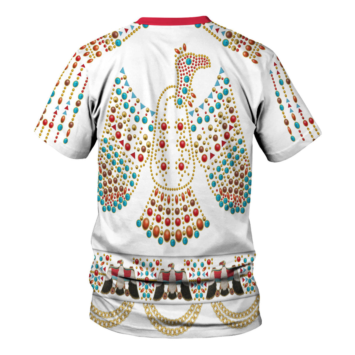 Elvis Thunderbird Costume Hoodie Tracksuiit Sweatpants Cosplay - Image 4