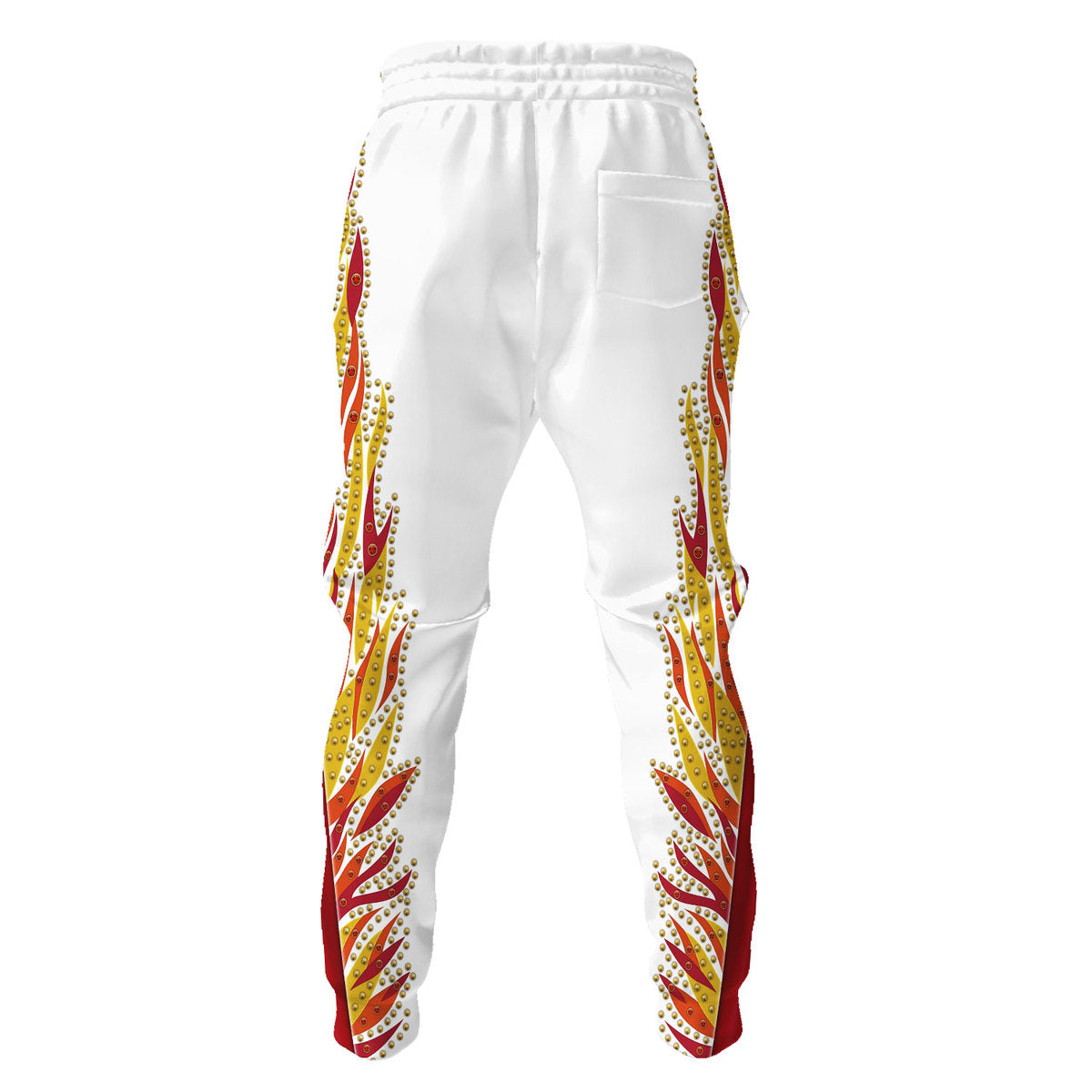 Elvis Flame Outfit Costume Hoodie Tracksuiit Sweatpants Cosplay - Image 5