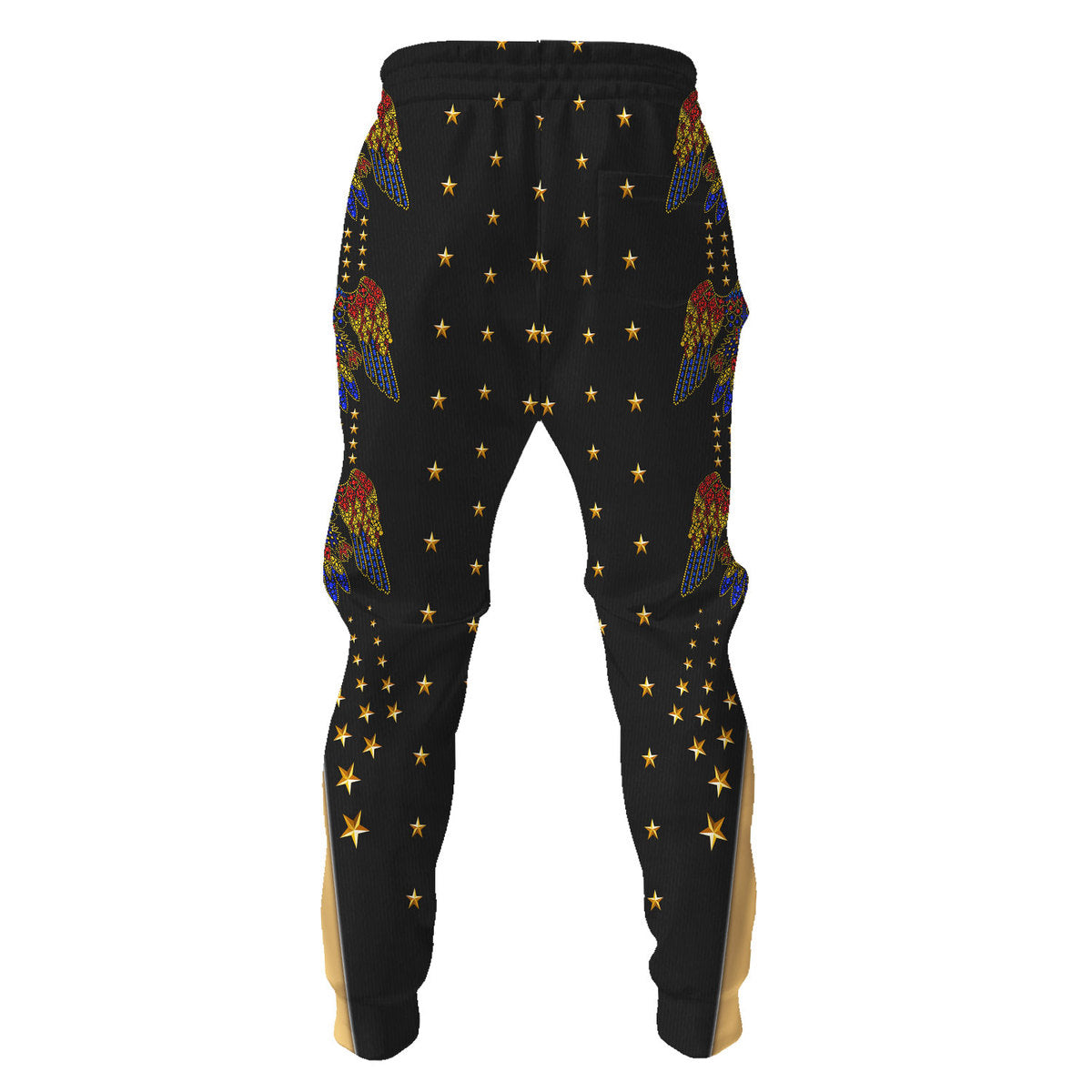 Elvis Eagle Black Costume Hoodie Tracksuiit Sweatpants Cosplay - Image 5
