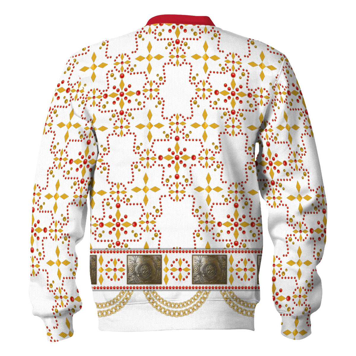 Elvis White Conquistador Costume Hoodie Tracksuiit Sweatpants Cosplay - Image 3