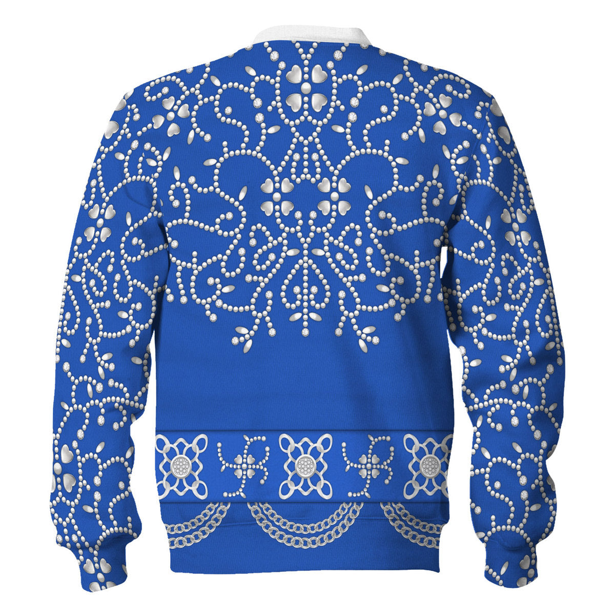 Elvis Blue Swirl Costume Hoodie Tracksuiit Sweatpants Cosplay - Image 3