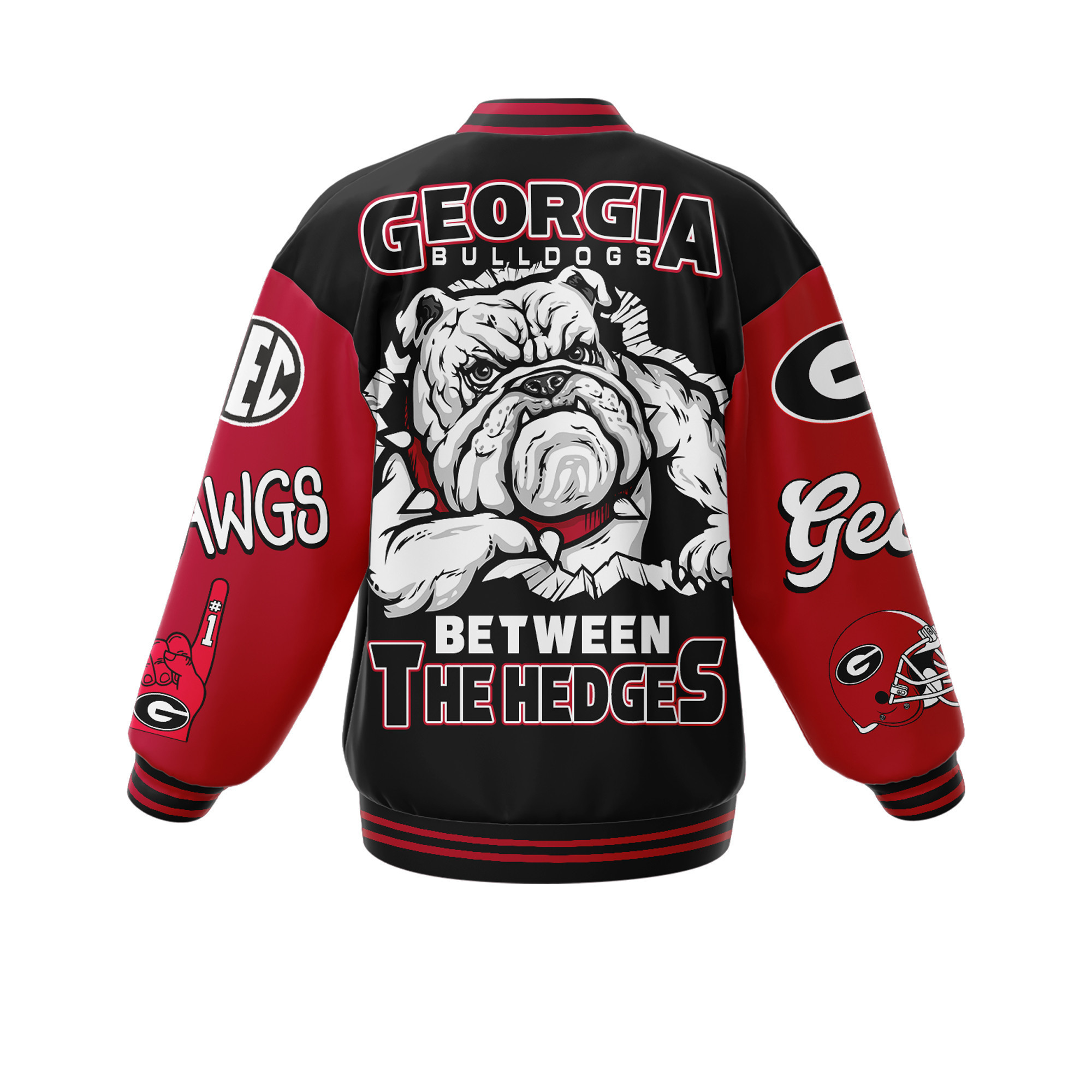 Georgia Bulldogs Special Baseball Jacket - Image 3