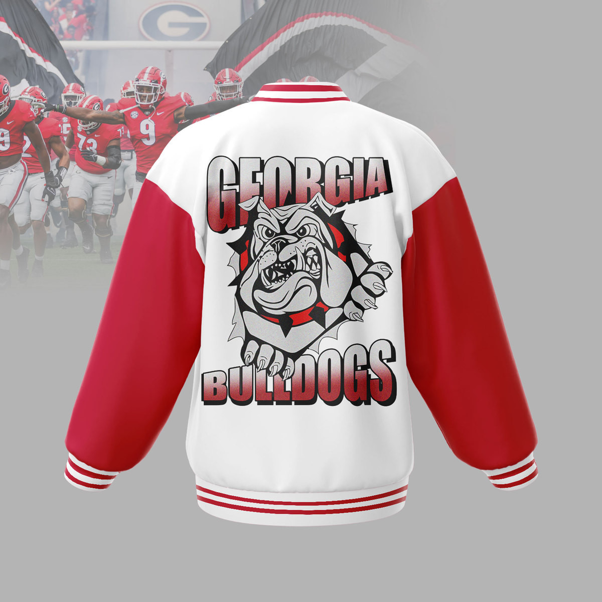 Georgia Bulldogs Special Baseball Jacket - Image 3