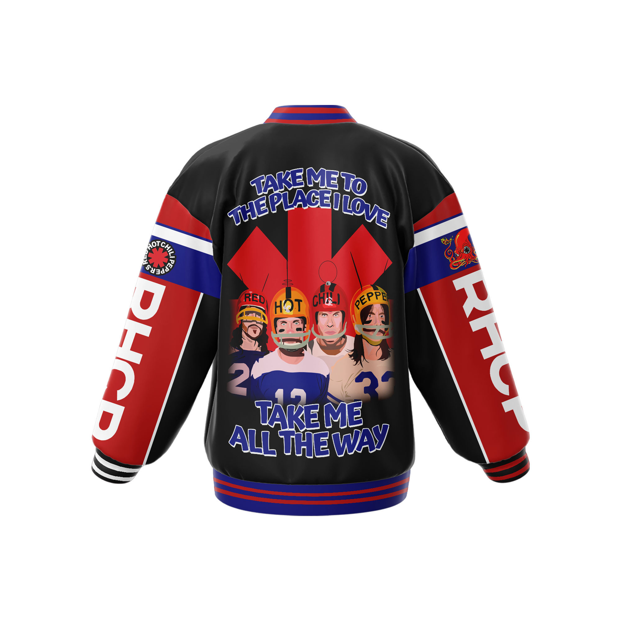Red Hot Chili Peppers Special Baseball Jacket - Image 3