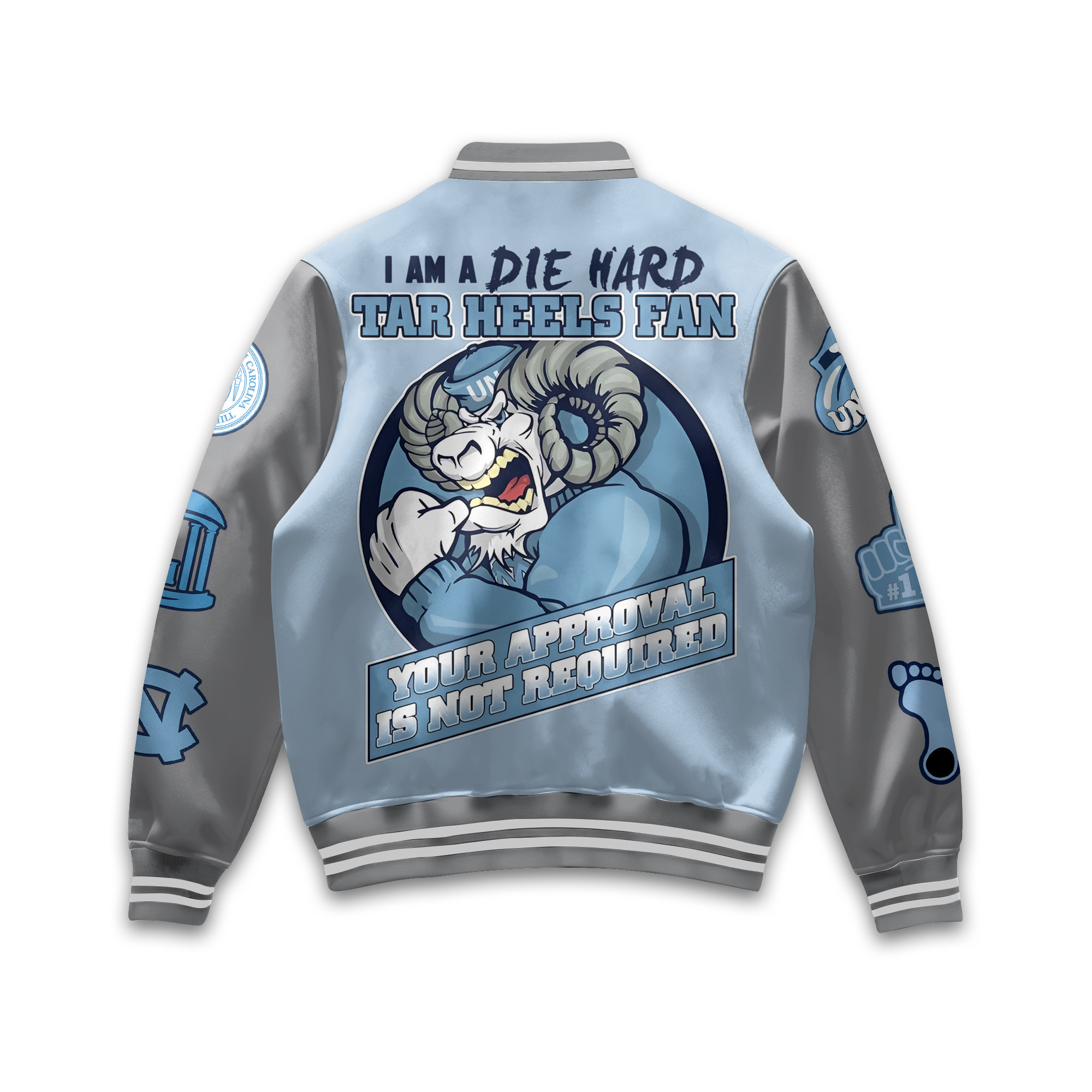 North Carolina Special Baseball Jacket - Image 3