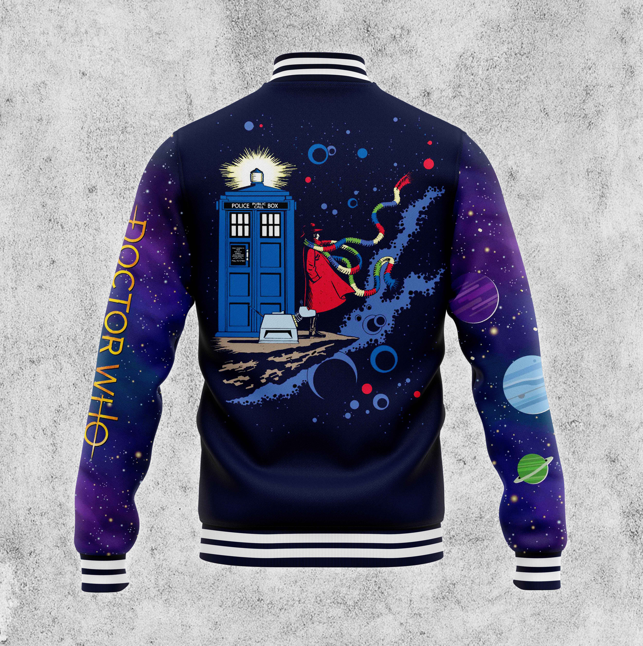 Doctor Who New Bomber Baseball Jacket For Fan - Image 3