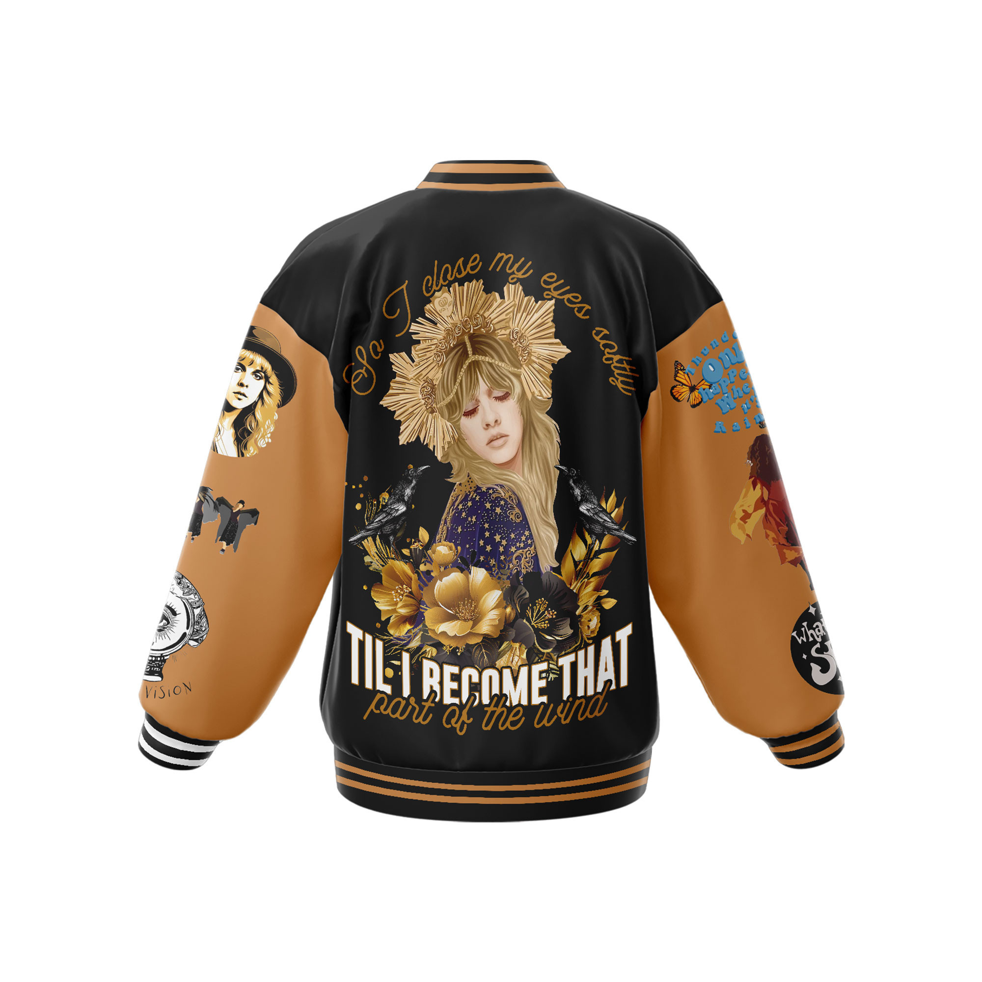 Fleetwood Mac New Bomber Baseball Jacket For Fan - Image 3