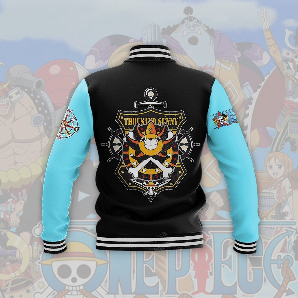 Franky One Piece New Bomber Baseball Jacket For Fan - Image 3