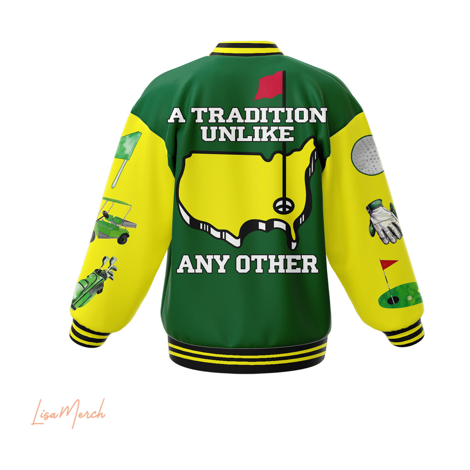 Masters Tournament New Bomber Baseball Jacket For Fan - Image 3