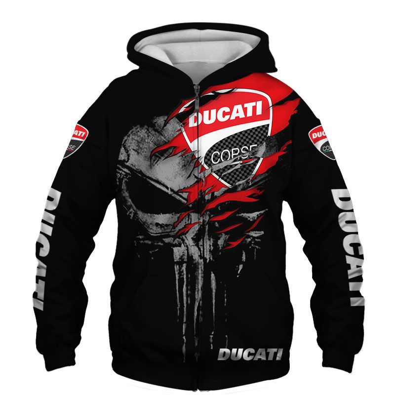 Ducati Shirts Full Printing Clothing, Shirt, Hoodie, Zip Hoodie, Down Jacket, Short, Jogger, Bomber Jacket Apparel - Image 6