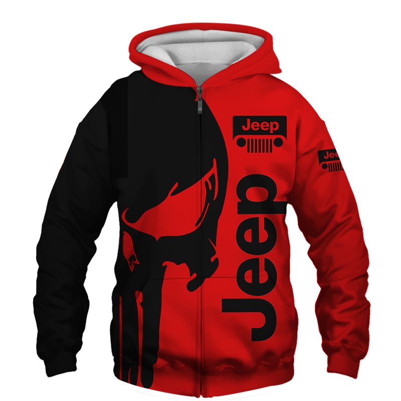 Jeep T-Shirt Hoodie Apparel 3D  Full Printing Clothing, Shirt, Hoodie, Zip Hoodie, Down Jacket, Short, Jogger, Bomber Jacket Apparel - Image 4