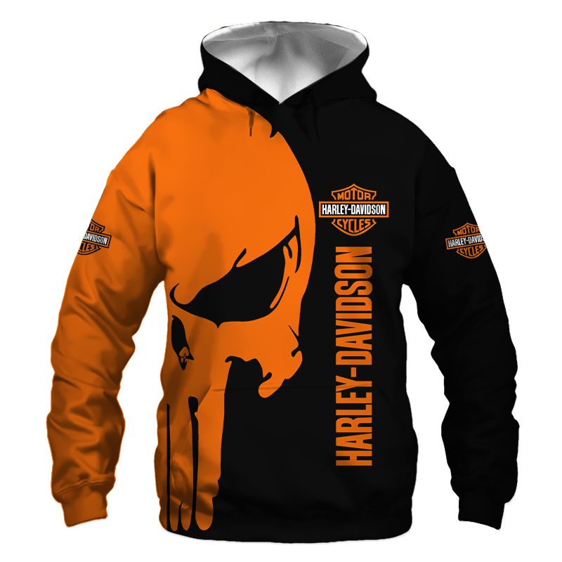 Harley-Davidson Custom Name T-Shirt Hoodie Apparel 3D  Full Printing Clothing, Shirt, Hoodie, Zip Hoodie, Down Jacket, Short, Jogger, Bomber Jacket Apparel - Image 3