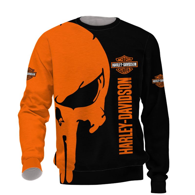 Harley-Davidson Custom Name T-Shirt Hoodie Apparel 3D  Full Printing Clothing, Shirt, Hoodie, Zip Hoodie, Down Jacket, Short, Jogger, Bomber Jacket Apparel - Image 5