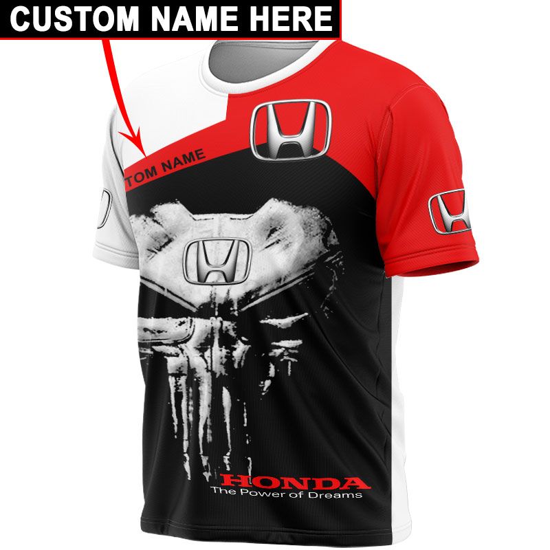 Honda T-Shirt Hoodie Apparel 3D  Full Printing Clothing, Shirt, Hoodie, Zip Hoodie, Down Jacket, Short, Jogger, Bomber Jacket Apparel - Image 11