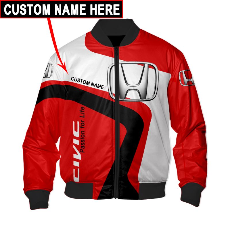 Honda T-Shirt Hoodie Apparel 3D  Full Printing Clothing, Shirt, Hoodie, Zip Hoodie, Down Jacket, Short, Jogger, Bomber Jacket Apparel - Image 7