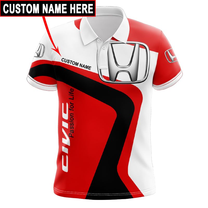 Honda T-Shirt Hoodie Apparel 3D  Full Printing Clothing, Shirt, Hoodie, Zip Hoodie, Down Jacket, Short, Jogger, Bomber Jacket Apparel - Image 10