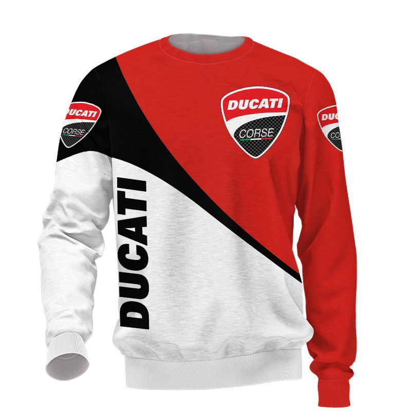 Ducati T-Shirt Hoodie Apparel 3D  Full Printing Clothing, Shirt, Hoodie, Zip Hoodie, Down Jacket, Short, Jogger, Bomber Jacket Apparel - Image 5
