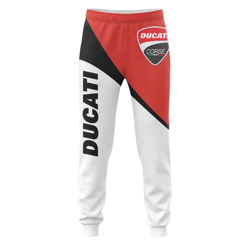 Ducati T-Shirt Hoodie Apparel 3D  Full Printing Clothing, Shirt, Hoodie, Zip Hoodie, Down Jacket, Short, Jogger, Bomber Jacket Apparel - Image 6