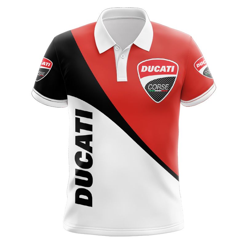 Ducati T-Shirt Hoodie Apparel 3D  Full Printing Clothing, Shirt, Hoodie, Zip Hoodie, Down Jacket, Short, Jogger, Bomber Jacket Apparel - Image 10