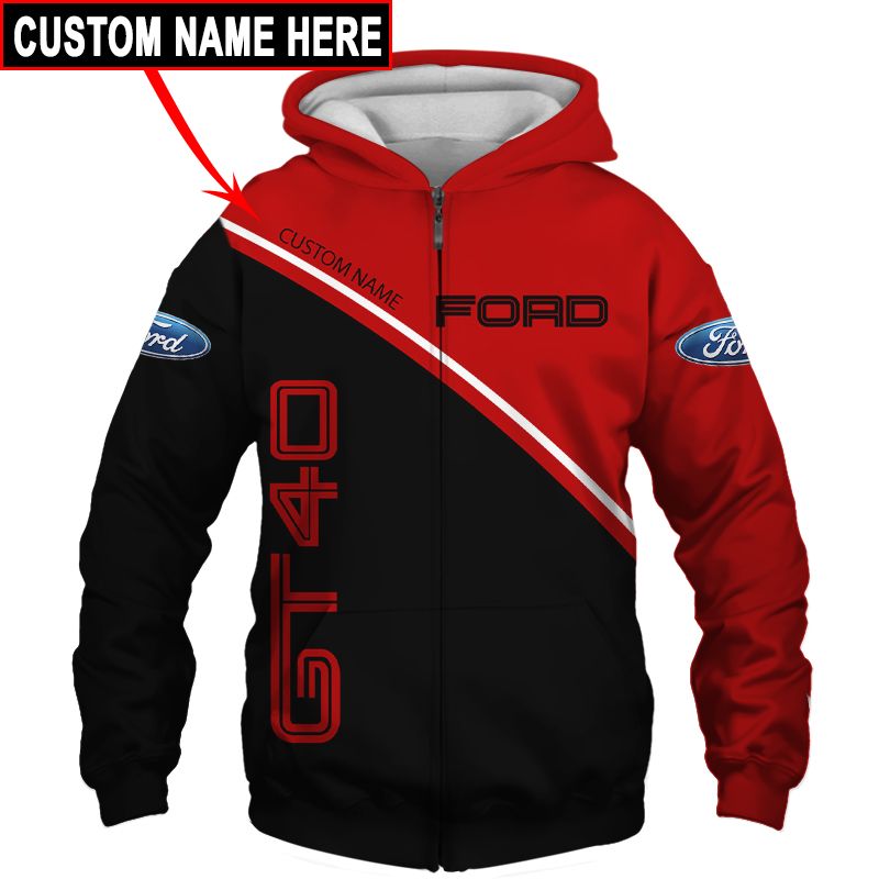 Ford T-Shirt Hoodie Apparel 3D  Full Printing Clothing, Shirt, Hoodie, Zip Hoodie, Down Jacket, Short, Jogger, Bomber Jacket Apparel - Image 4