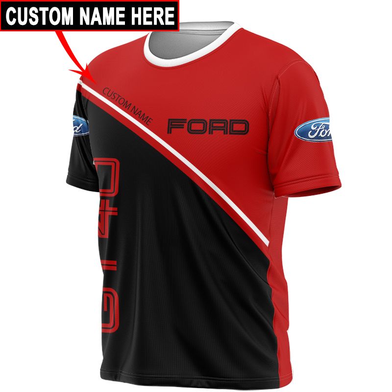 Ford T-Shirt Hoodie Apparel 3D  Full Printing Clothing, Shirt, Hoodie, Zip Hoodie, Down Jacket, Short, Jogger, Bomber Jacket Apparel - Image 11