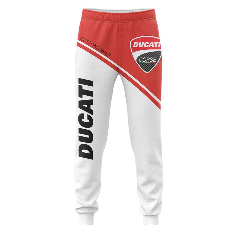 Ducati T-Shirt Hoodie Apparel 3D  Full Printing Clothing, Shirt, Hoodie, Zip Hoodie, Down Jacket, Short, Jogger, Bomber Jacket Apparel - Image 6