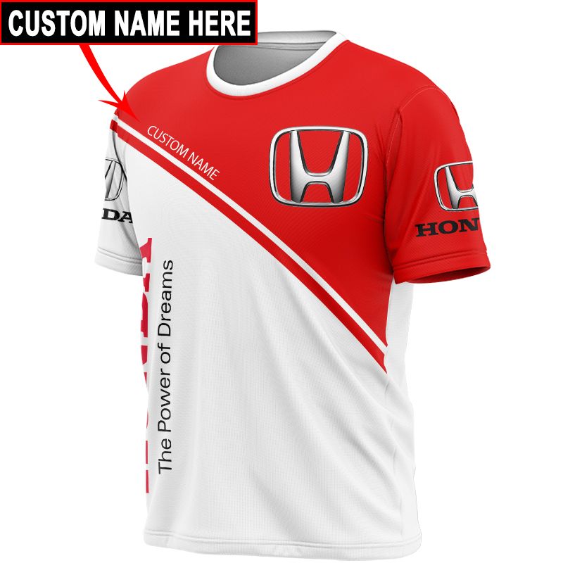 Honda T-Shirt Hoodie Apparel 3D  Full Printing Clothing, Shirt, Hoodie, Zip Hoodie, Down Jacket, Short, Jogger, Bomber Jacket Apparel - Image 11