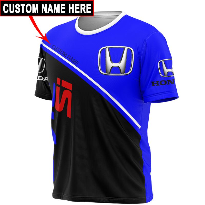 Honda T-Shirt Hoodie Apparel 3D  Full Printing Clothing, Shirt, Hoodie, Zip Hoodie, Down Jacket, Short, Jogger, Bomber Jacket Apparel - Image 11