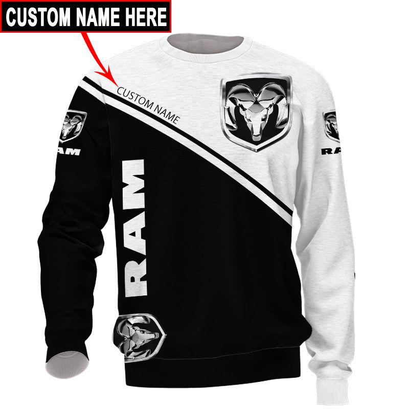 Ram T-Shirt Hoodie Apparel 3D  Full Printing Clothing, Shirt, Hoodie, Zip Hoodie, Down Jacket, Short, Jogger, Bomber Jacket Apparel - Image 5