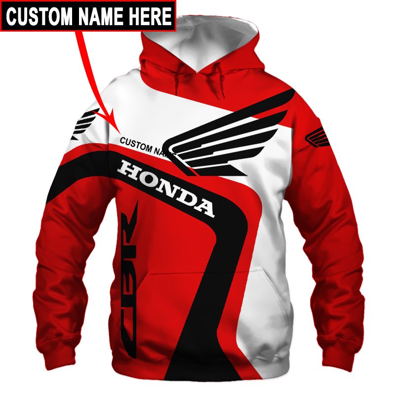 Honda T-Shirt Hoodie Apparel 3D  Full Printing Clothing, Shirt, Hoodie, Zip Hoodie, Down Jacket, Short, Jogger, Bomber Jacket Apparel - Image 3