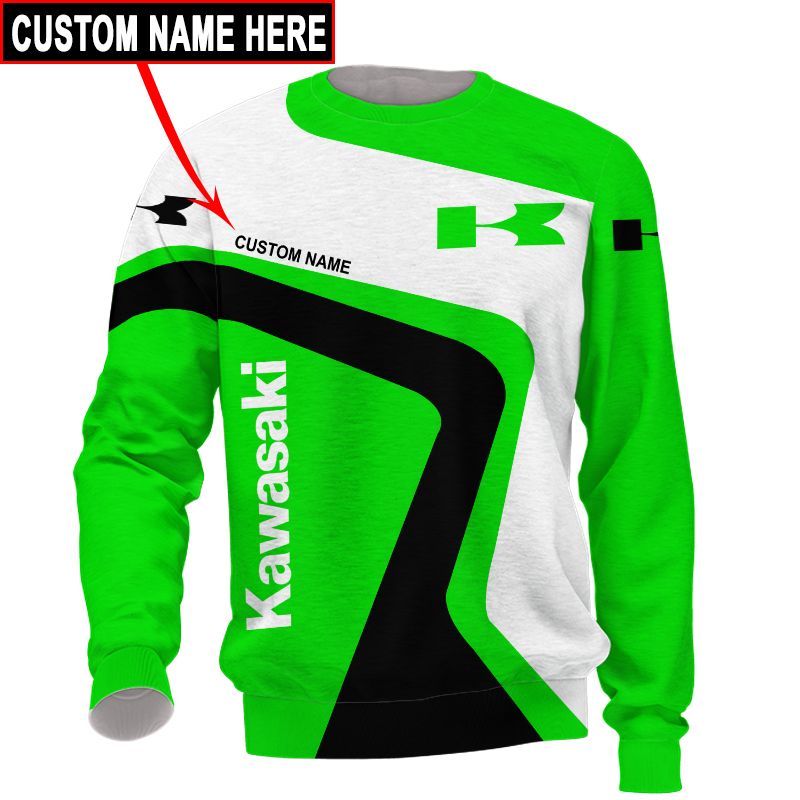 Kawasaki T-Shirt Hoodie Apparel 3D  Full Printing Clothing, Shirt, Hoodie, Zip Hoodie, Down Jacket, Short, Jogger, Bomber Jacket Apparel - Image 5
