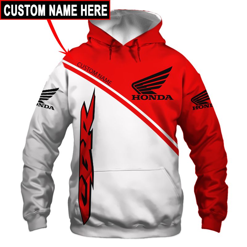 Honda T-Shirt Hoodie Apparel 3D  Full Printing Clothing, Shirt, Hoodie, Zip Hoodie, Down Jacket, Short, Jogger, Bomber Jacket Apparel - Image 3