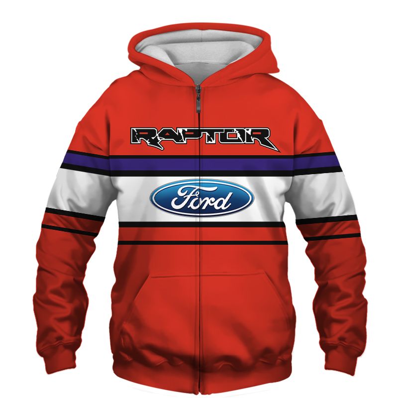 Ford T-Shirt Hoodie Apparel 3D  Full Printing Clothing, Shirt, Hoodie, Zip Hoodie, Down Jacket, Short, Jogger, Bomber Jacket Apparel - Image 4