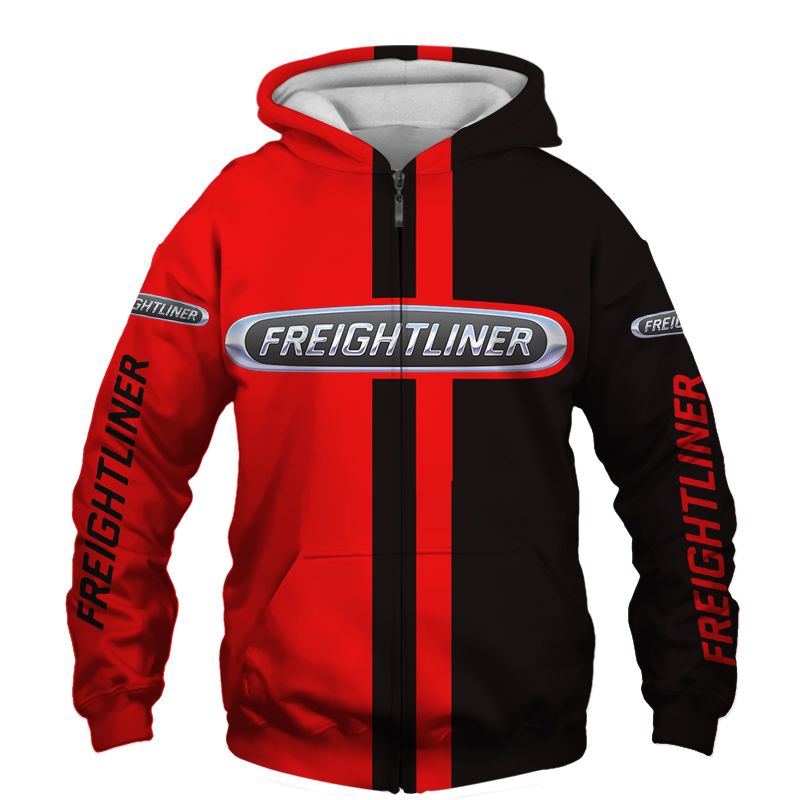 Freightliner T-Shirt Hoodie Apparel 3D  Full Printing Clothing, Shirt, Hoodie, Zip Hoodie, Down Jacket, Short, Jogger, Bomber Jacket Apparel - Image 4