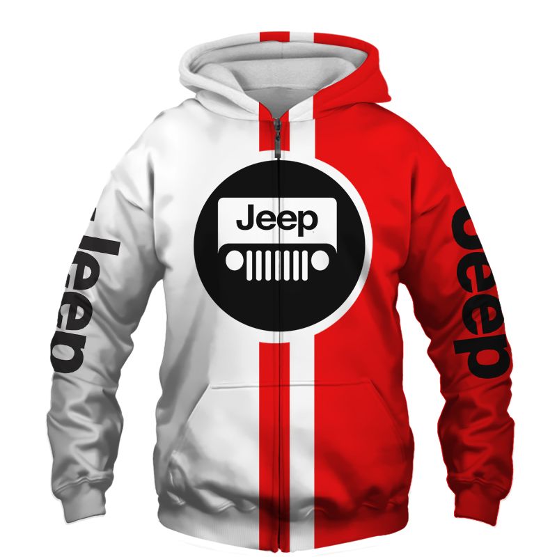 Jeep T-Shirt Hoodie Apparel 3D  Full Printing Clothing, Shirt, Hoodie, Zip Hoodie, Down Jacket, Short, Jogger, Bomber Jacket Apparel - Image 4