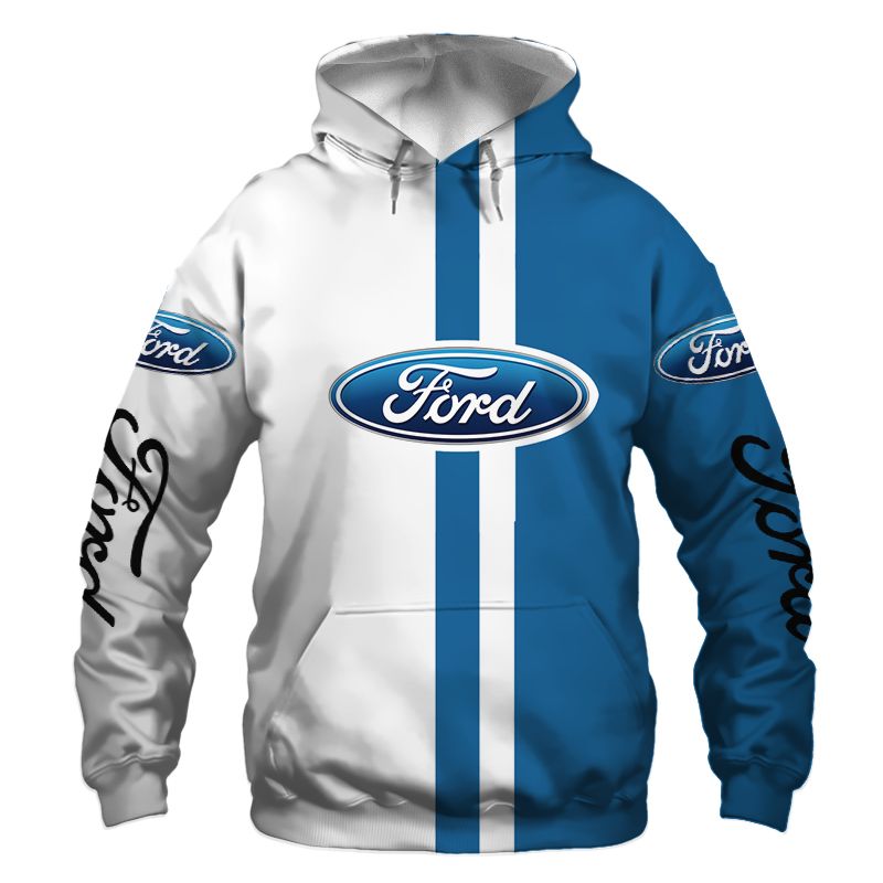 Ford T-Shirt Hoodie Apparel 3D  Full Printing Clothing, Shirt, Hoodie, Zip Hoodie, Down Jacket, Short, Jogger, Bomber Jacket Apparel - Image 3